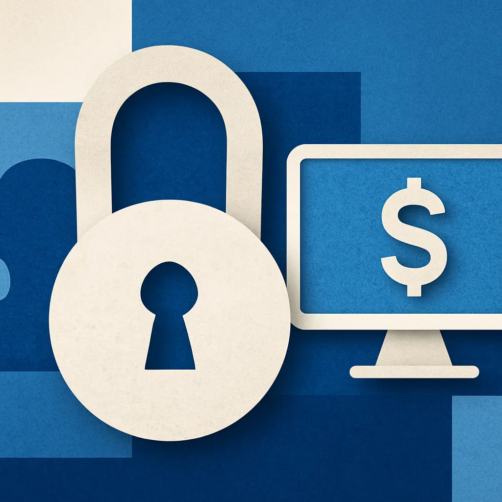 تصویر دیجیتال کلاژ درباره نکات امنیتی در سایت inboxdollars