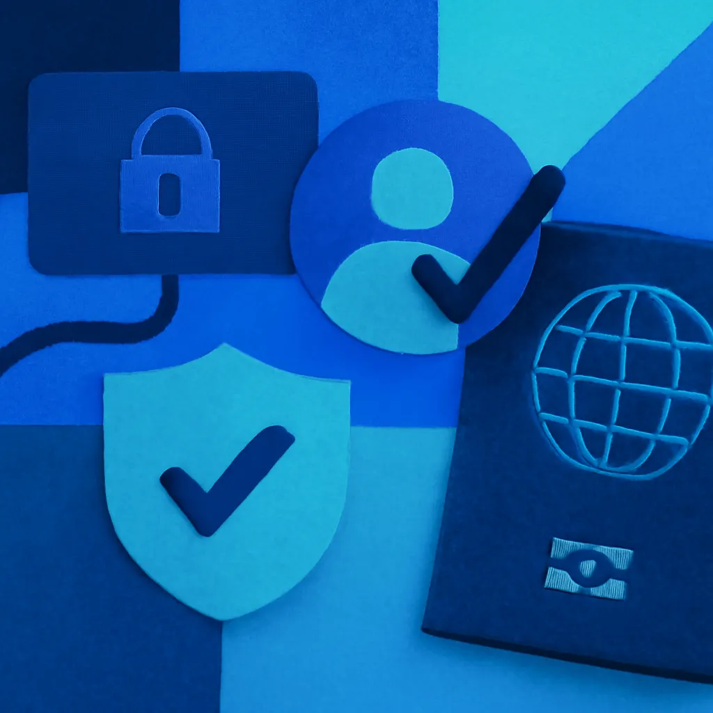 نکات امنیتی احراز هویت صرافی KCEX با پاسپورت