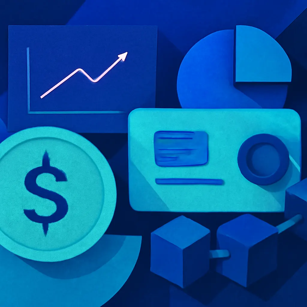 تعریف استیبلکوین و توکنیزه تصویر کلاژ دیجیتال توضیح استیبلکوین و دارایی توکنیزه