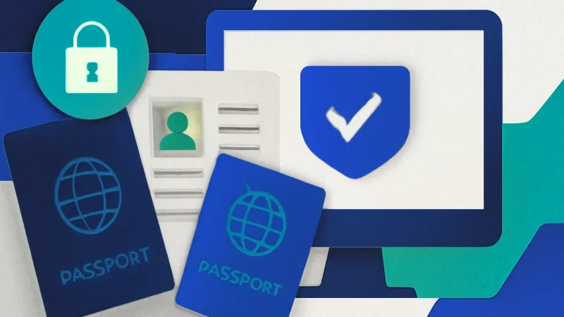 تصویر وریفای حساب Google AdSense با مدارک هویتی و امنیت دیجیتال