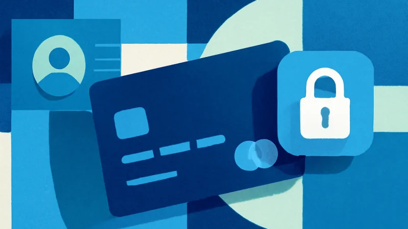 مستر کارت بانک سامان با نمادهای هویت دیجیتال و امنیت تراکنش